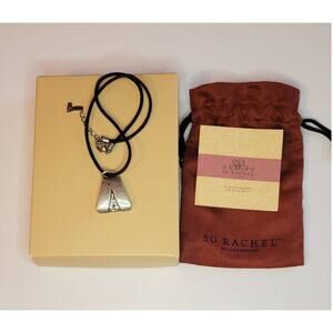 Longaberger "So Rachel" Crystal and Cord Necklace